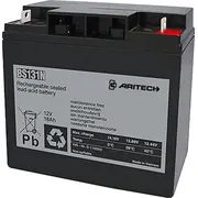 aritech battery 12 v, 18 ah 2pk