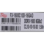 gskill f31600c10d16gao