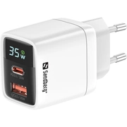 sandberg 2in1 charger 1xusbc 1xusb 35w