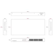 lanview unmanaged 24port full