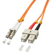 lindy 2m fibre optic cable lc lc,
