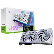 msi geforce rtx 5080 16g gaming trio oc white