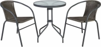 dārza galds un krēsli