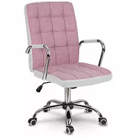 biroja krēsls rozā