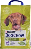 purina dog chow adult sausā barība