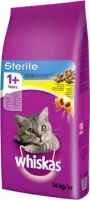 whiskas sterile cats dry food adult