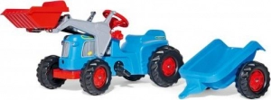 bērnu traktors ar kausu un piekabi
