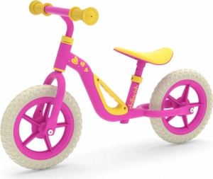 balansa velosipēds rozā