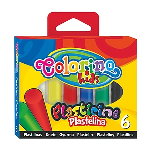 plastilīns colorino 6 krāsas