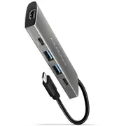 Axagon  Hmc-5G21 2X Usb-A Usb-C Hdmi 4K/30Hz, 3.2 Gen 2 10Gbps hub, Pd 60W, 13Cm cable