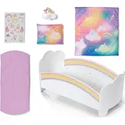 Baby Born Zapf born Regenbogen Bett  4001167835999