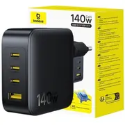 Baseus  ścienna Enerfill Fh11 140W Usb-A 3Xusb-C Qc Pd3.1 E0121J00 6932172698812