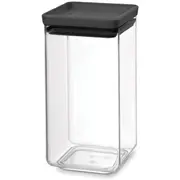 Brabantia kārba kantaina 1,6L, dark grey 122385  8710755122385