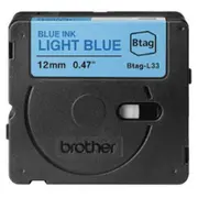Brother Btag-L33 taśmy do etykietowania Blue on light blue  Btagl33 4977766836234