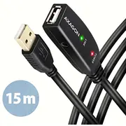 Cable Usb2.0 A-M/A-F Active/15M Adr-215 Axagon  8595247902344