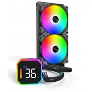 Chłodzenie Montech Hyperflow Digital 240 Black  Aio B 4710562742794