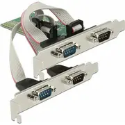 Delock Pcie 2.0 x1 - 4X Rs-232 89557  4043619895571