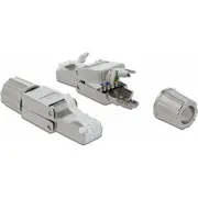 Delock Rj45 Stecker Cat.6 Stp werkzeugfrei  86476 4043619864768