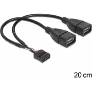 Delock Usb zew. - wew., 0.2M,  83292 4043619832927