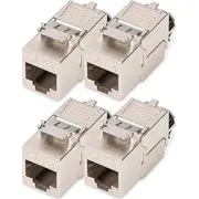 Digitus Cat 8.1 Keystone Modul, geschirmt, werkzeugfrei 4 Stk.  Dn-93816-4 4016032495192