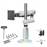 F7-Xe Pearl White Podświetlenie Rgb Gamingowy mocny  wy monitorów 32-60 cali 6943223116971