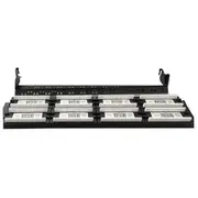 Gembird Patch Panel 48 Ports 19 Cat.6 with cable management function black  Npp-C648Cm-001 8716309079570 Nugempp48K60001