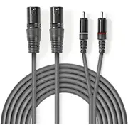 Kabel Nedis Xlr - 3M  Coth15210Gy30 5412810295791