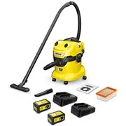 Karcher Kärcher Wd 4-18 Dual Battery Set V-20/22 Aku  do mokrych i suchych zanieczyszczeń 1.628-601.0 4066529082312