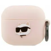 Karl Lagerfeld Etui Kla3Runchp Apple Airpods 3 cover /Pink Silicone Choupette Head 3D  Kld1405 3666339087975