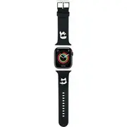 Karl Lagerfeld Pasek Klawlslkcnk Apple Watch 42/44/45/49Mm /Black strap 3D Rubber KarlChoupette Heads  Kf001845 3666339190088