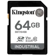 Karta Kingston Industrial Microsdxc 64 Gb Class 10 Uhs-I/U3 A1 V30 Sdcit2/64Gb  0740617321043