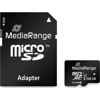 Karta Mediarange Memory Micro Sdxc 256Gb Uhs-1/W/Adapter Mr946  4260664872665