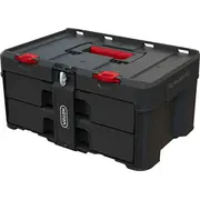 Toolbox Keter Stacknroll 17210832/253384 2 drawers Black  253384 7290112636676 Nopktrskr0058