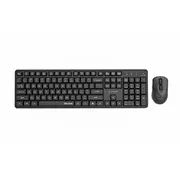 Keyboard Mouse Wrl Eng/Black Kbs-Wms-01 Gembird  8716309136792
