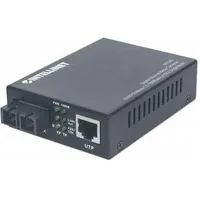 Konwerter wodowy Intellinet Network Solutions Media konwerter Gigabit 10/100/1000Base-T Rj451000Base-Lx Sc jednomodowy, 20 km  507349