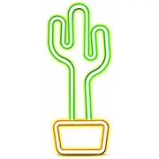 Led lampa Cactus Glow On Neon Effect 8018417516467 Luneoncactus 
