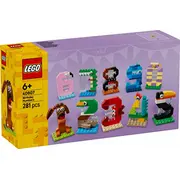 Lego Blocks Iconic 40807 Birthday Numbers  5702017830810 Wplgps0Uf040807