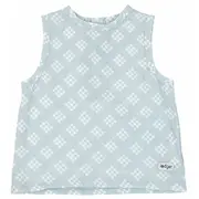 Lodger Tank Topper Tribe Muslin vasaras mazuļu krekliņš bez piedurknēm, Ice Flow, 74 cm Tp 10574  8719033411043