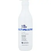 Milk Shake Shake, Cold Brunette, Moringa Oil, Hair Shampoo, Remove Warm Tones  Red/Orange, 1000 ml For Women 8032274143857
