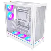 Montech Hs01 Pro Pc-Gehuse, Midi-Tower, Atx, aRGB, Tempered Glass - wei  W 4710562744712