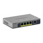 Netgear Gs105Pp - Switch unmanaged 1 x 10/100/1000  4 Poe Desktop, wandmontierbar 83 W Gs105Pp-300Eus 606449174717