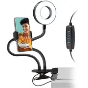 owa Sbs Mobile  Swivel Led ring Table clip 8018417427244 Teselfiespotring