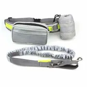 Pas biodrowy do biegania, z amortyzowaną smyczą, , L,  80-104Cm, 18X5,5X10Cm, smycz 145-200 cm Bk-18501 5904479185013