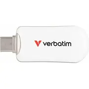 Pendrive Verbatim Plectra 64Gb Usb-C /White 30228  0023942302285