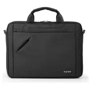 Port Designs S13 Sydney Eco Case Fits up to size 13/14 Top Loading Black Shoulder strap  135171 3567041351715