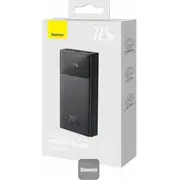 Powerbank Baseus Star-Lord Digital Display Fast Charge Power Bank 20000Mah 22.5W BlackWith Simple Series Charging Cable Usb to Type-C 3A 0.3M BlackOverseas Edition lādētājakumulators  Ppxj080001 6932172620691