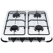 Promis Kg400B hob Black Countertop Gas 4 zones  5902497550899 Agdpmsktu0001