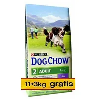 Purina Dog Chow Adult Jagnięcina 14Kg 113Kg gratis  7613035369221 7613039210512