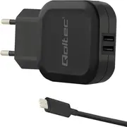 Qoltec 2X Usb-A 2.4 A 50188  5901878501888