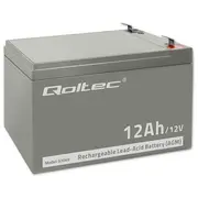 Qoltec 12V 12Ah 53049 Ups akumulators  5901878530499 Azqoluay0053049